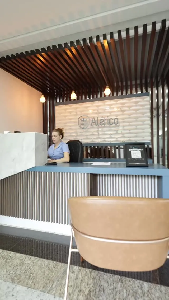 Recepção da Clínica Alérico